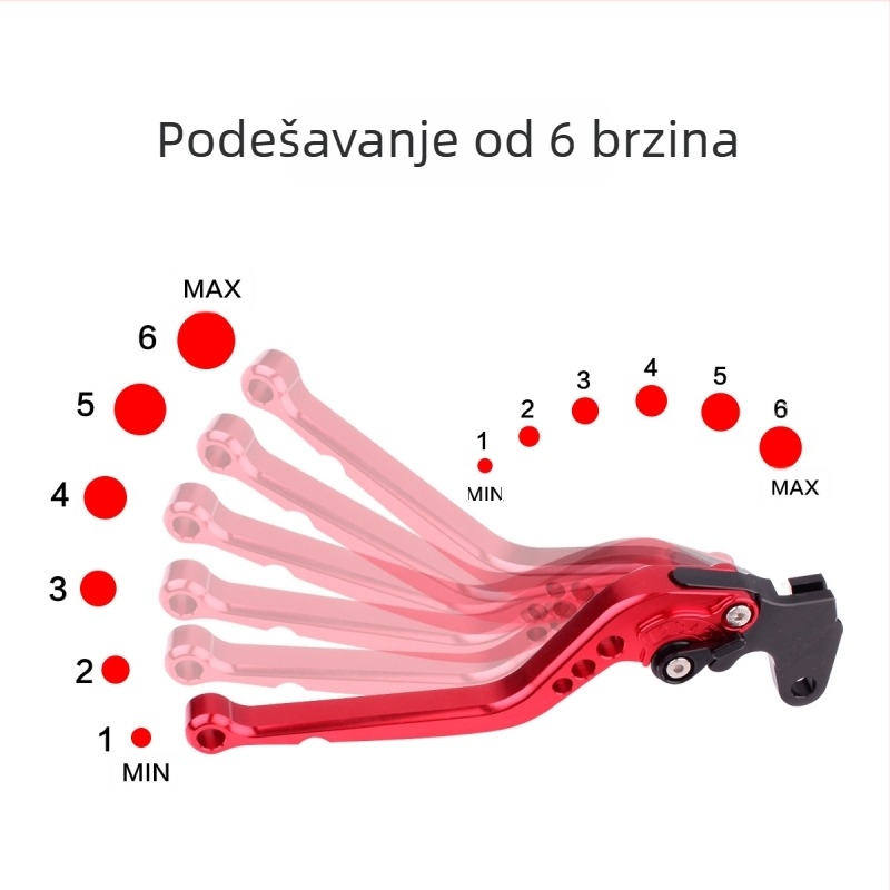 CNC ručica za kočnicu i kvačilo Yamaha MT-10 FZ10, bull horn stil, New Dragon