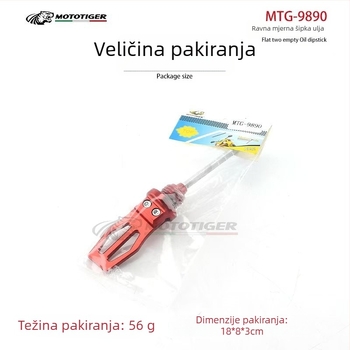 MOTOTIGER MTG-9890 CNC aluminijski kapak za mjerni uljni štap za univerzalne motocikle – dekorativni dodatak