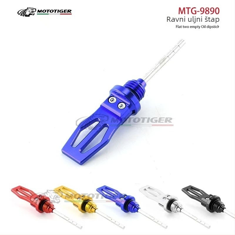 MOTOTIGER MTG-9890 CNC aluminijski kapak za mjerni uljni štap za univerzalne motocikle – dekorativni dodatak
