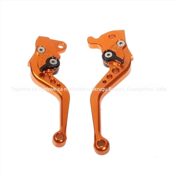 Bullhorn ručica kočnice za motocikle RSZ100/Ghost Fire stil, CNC legura, prilagodljiva, Model 01