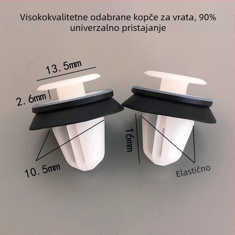 Univerzalni klip za ploču vrata za A-stup, unutarnji plastični klip, ojačan, debeli, pričvršćivanje bočne obloge, dodatak za modifikaciju