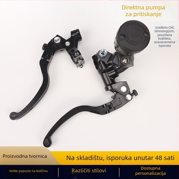 Motocikl CNC Modificirani Direktna Pumpa Gornja, Dvostruki Diskovi Kočnice, Dvoprstna Ručica Kočnice, Univerzalni Adapter (Model BMSB03)