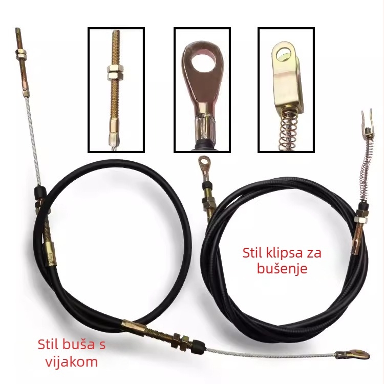 Kabel kočnice za električno vozilo (tricikl i četverokotač) — Xingye, Model: Brake cable, Obrada i prilagodba: Da