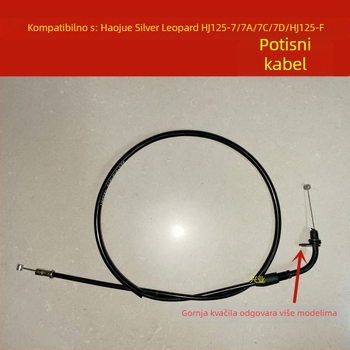 Tlmična linija za Haojue Silver Leopard Hj125-F/7/7A/7C/7D/7E/7F/7G — kabel za zračna vrata i zračna linija