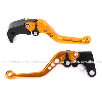 Prilagodljiva ručica za kočnicu i spojku za motocikl, CNC aluminijska legura, kompatibilna sa Suzuki GSXR1000 600/750, brend New Dragon, laserski prilagođeni logotip