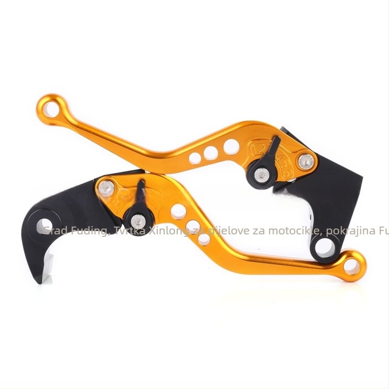Prilagodljiva ručica za kočnicu i spojku za motocikl, CNC aluminijska legura, kompatibilna sa Suzuki GSXR1000 600/750, brend New Dragon, laserski prilagođeni logotip