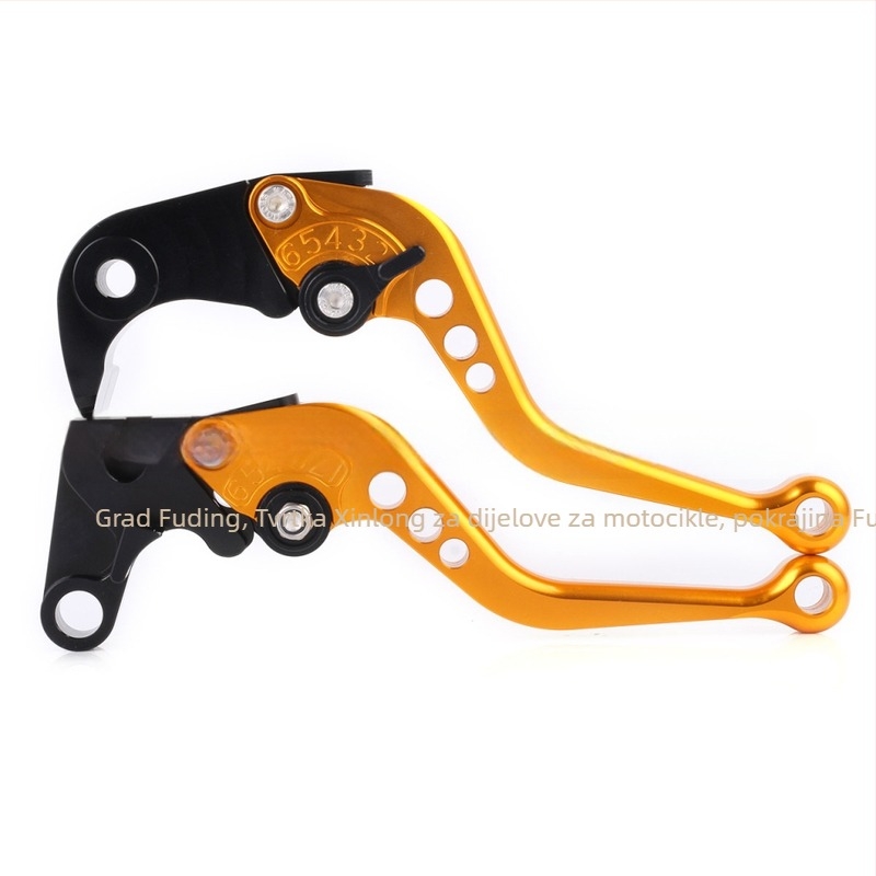 Prilagodljiva ručica za kočnicu i spojku za motocikl, CNC aluminijska legura, kompatibilna sa Suzuki GSXR1000 600/750, brend New Dragon, laserski prilagođeni logotip