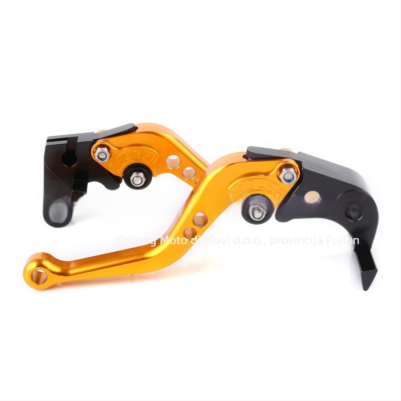 Prilagodljiva ručica za kočnicu i spojku za motocikl, CNC aluminijska legura, kompatibilna sa Suzuki GSXR1000 600/750, brend New Dragon, laserski prilagođeni logotip