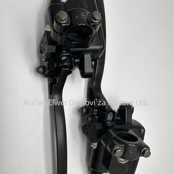 Motociklistička hidraulna gornja pumpa za kočnice s ručkom, LW King Turtle Pump, lijevo/desno ugradnja, aluminijska legura, za Honda Sando