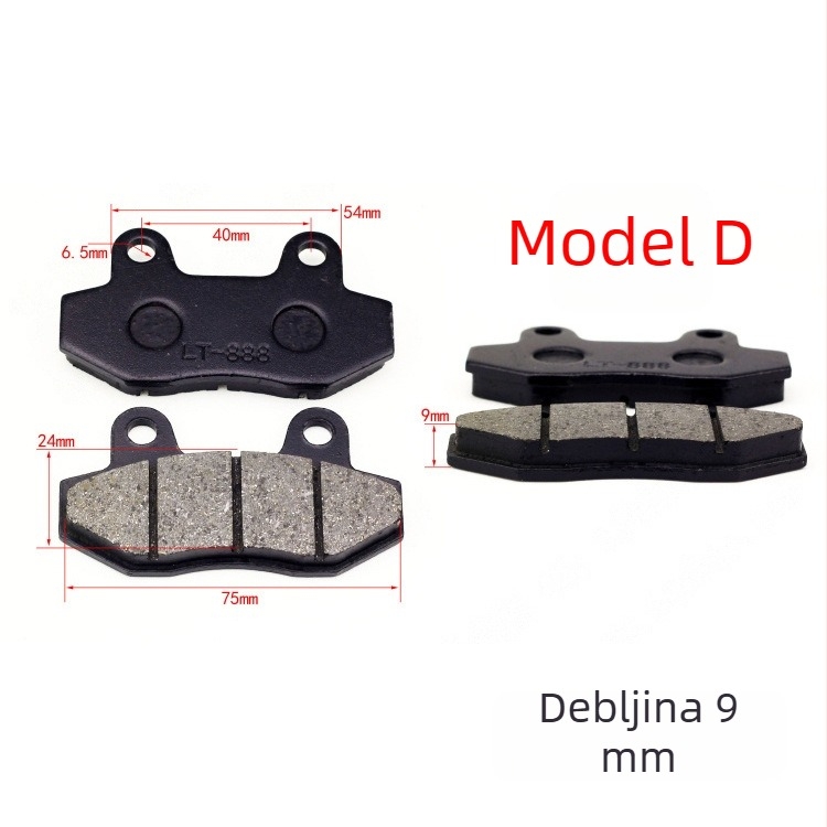 Youcheng Kožna pločica za disk kočnicu Tip D – za kočenje