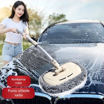 Četka za pranje automobila s teleskopskim dugim držakom — PP materijal, prijenosna, mogućnost privatne marke