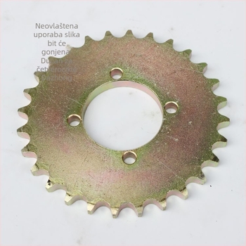 DIY komplet za modifikaciju četverokoleskog gokarta: debela lančana pločica, lanac 530-28, veliki zotvačni disk