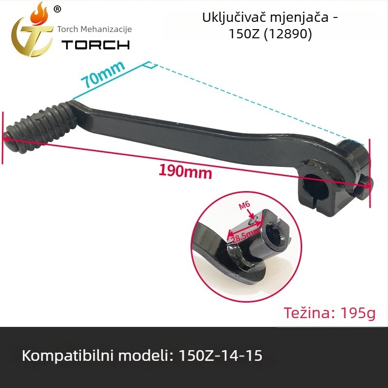 Ručica mjenjača za Italika 150Z