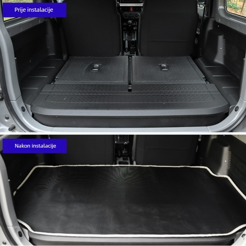 Torukis PVC prostirka za prtljažnik Suzuki Jimny 2018+ – vodootporna, protuklizna