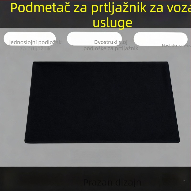 Mat pod prtljažnik automobila, vodootporan PVC, univerzalna prilagodba, mogućnost prilagodbe