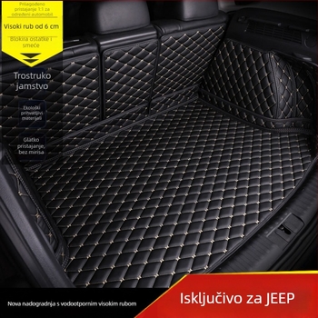 Potpuno pokriveni tepih za prtljažnik za Jeep - modeli iz 2019. godine: Compass, Grand Cherokee, Cherokee, Liberty i Renegade