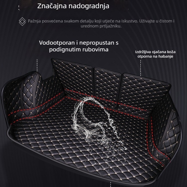 Potpuno pokriveni tepih za prtljažnik za Jeep - modeli iz 2019. godine: Compass, Grand Cherokee, Cherokee, Liberty i Renegade