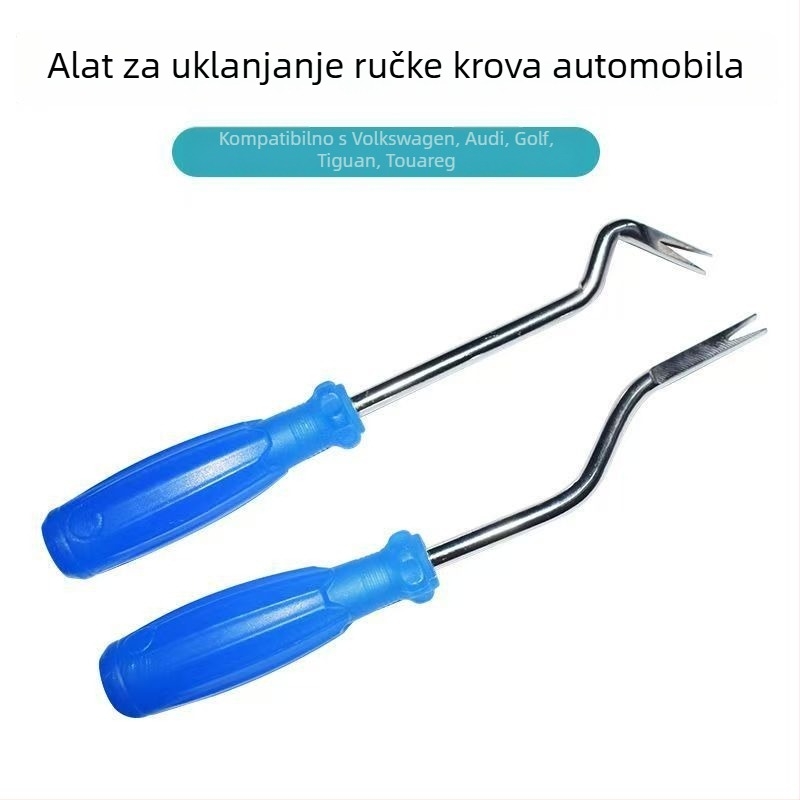 Alat za demontažu ručice krova automobila - željezni, Tamut, s ravnom i zakrivljenom glavom