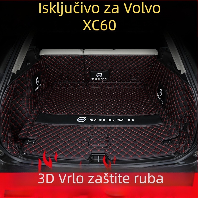 Prtljažni tepih Volvo XC60 2020 (namijenjeno za određeni automobil) - XPE materijal, klasa 1, prilagođena obrada
