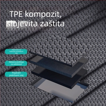 TPE podložak za stražnji dio pretinca prtljažnika za specijalna vozila, vodootporan i otporan na habanje, s visokim rubom, prilagodljiva proizvodnja, marka Chebei