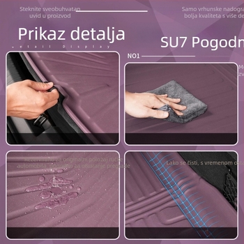 Podloga za prtljažnik Xiaomi SU7/YU7 s TPE zaštitnom podlogom, unutarnji auto dodatak