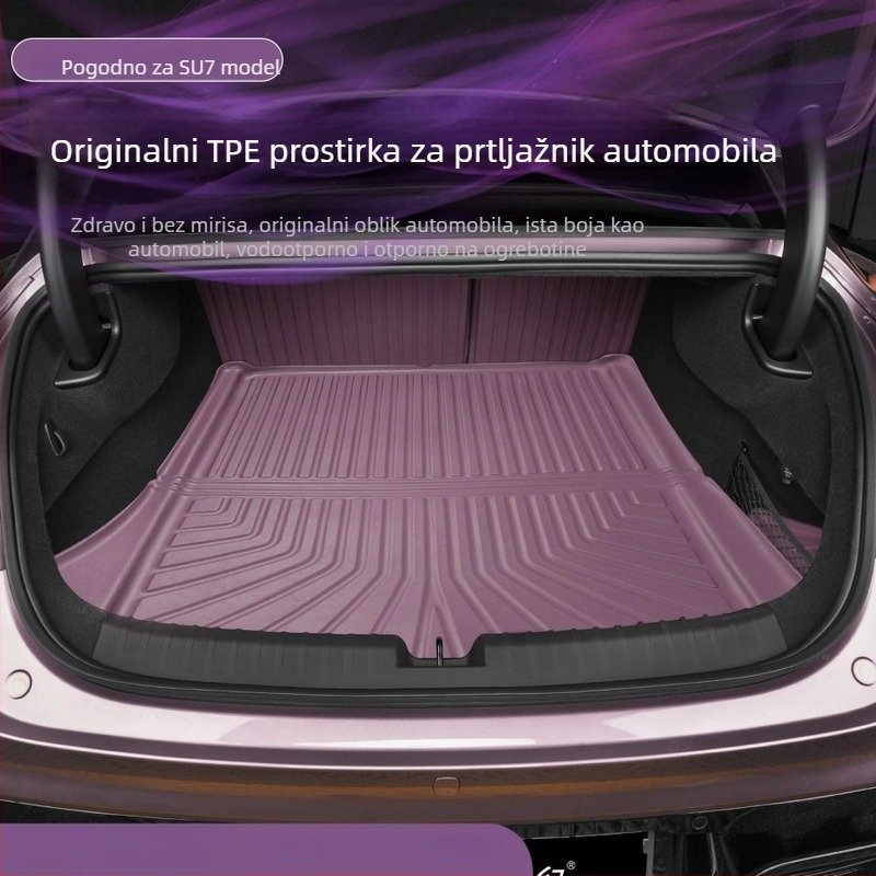 Podloga za prtljažnik Xiaomi SU7/YU7 s TPE zaštitnom podlogom, unutarnji auto dodatak