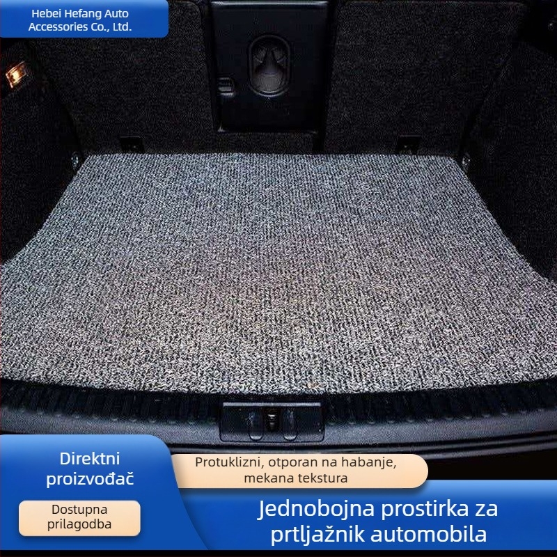 Zadnja prostirka prtljažnika PVC, debela, protuklizna, za specifičan model vozila, Hebei Hewan