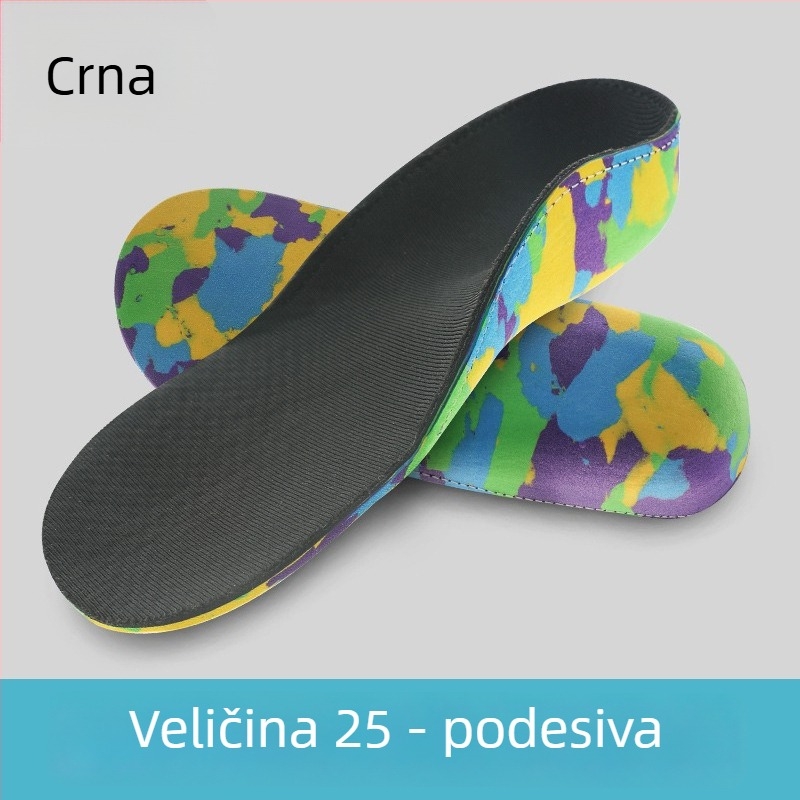 Ortopedski ulošak za djecu — korekcija ravnog stopala s podrškom luka, EVA, model B-088, za tenisice, čizme i svakodnevne cipele