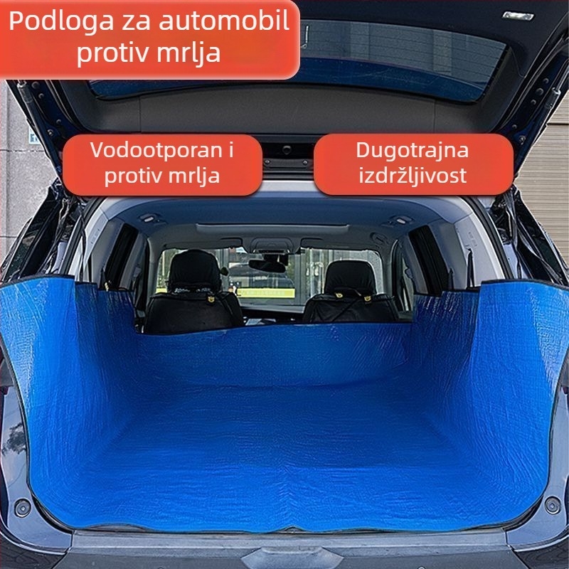 Vodootporna podloga za automobil, debeli dio za teret, univerzalna podloga za prtljažnik protiv prljavštine, podloga za kućne ljubimce u vozilu