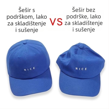 Unutarnja podrška za baseball kapu – papirnati materijal, sklopiva podstava, punjenje podstave, otporno na deformacije