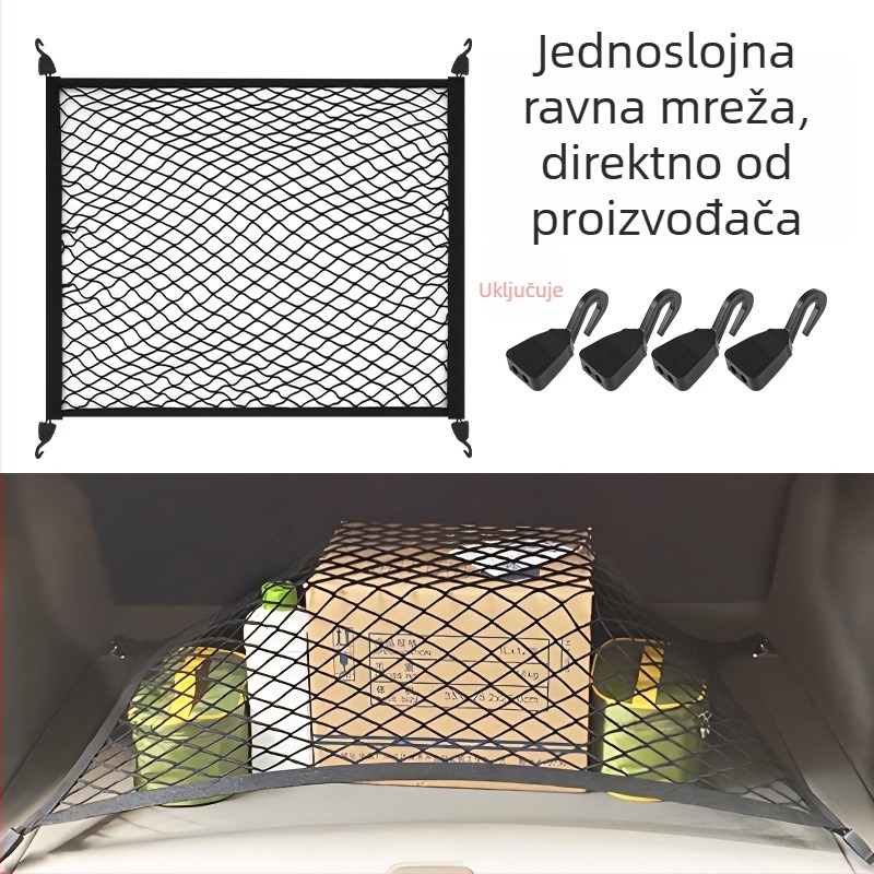 Torba za pohranu od konoplje s dvostrukim Velcro slojem, organizator uz krevetu u studentskom domu