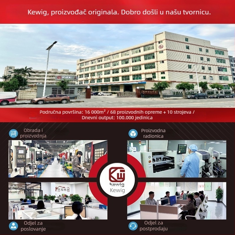 Kewig CNC aluminijska legura baza tlaka slavine za motocikle, model R30