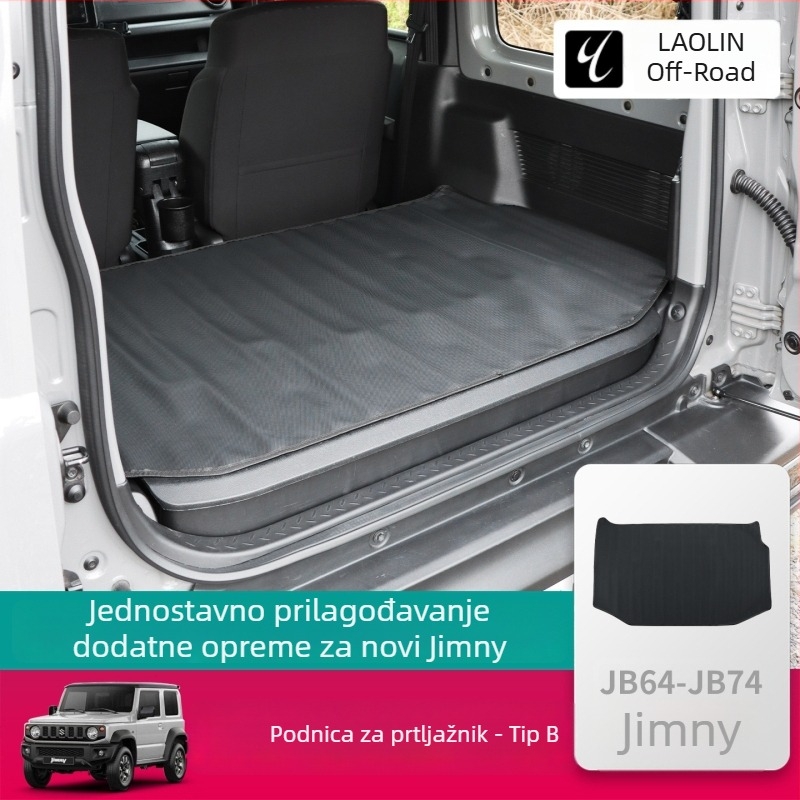 Unutarnja protuklizna prostirka prtljažnika za Jimny JB74, 2019–2025, PVC materijal, marka Old Forest, namijenjena modelima