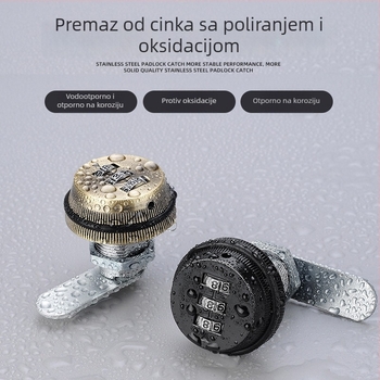 Jezgro bravu za ormare i ladice – cinkova legura, model KSN-002, prilagodba: Da, opseg primjene: poštanski sandučić