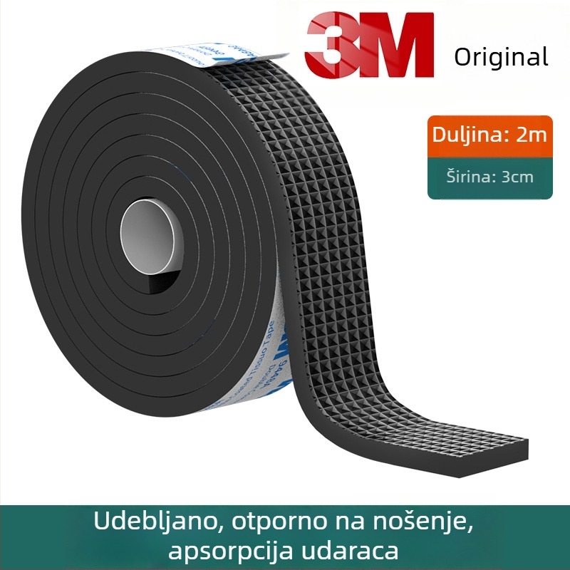 3M podloge za noge stolova i stolica – smanjenje buke, protuklizno, EVA osnova, debljina 4 mm, otpornost na temperaturu 10–70°C