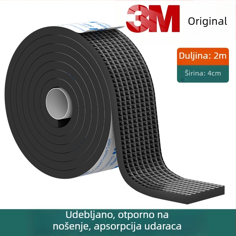 3M podloge za noge stolova i stolica – smanjenje buke, protuklizno, EVA osnova, debljina 4 mm, otpornost na temperaturu 10–70°C