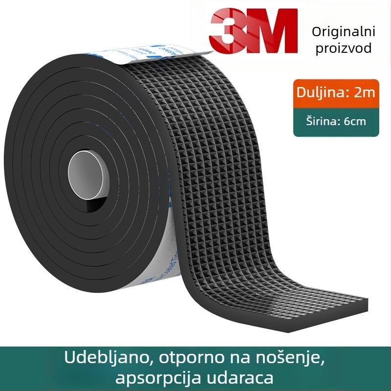 3M podloge za noge stolova i stolica – smanjenje buke, protuklizno, EVA osnova, debljina 4 mm, otpornost na temperaturu 10–70°C