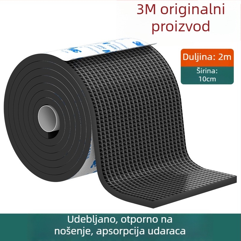 3M podloge za noge stolova i stolica – smanjenje buke, protuklizno, EVA osnova, debljina 4 mm, otpornost na temperaturu 10–70°C