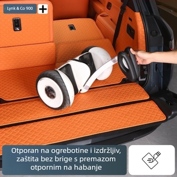 Mata prtljažnika za Lynk & Co 900, koža, potpuno pokriće, klasa A