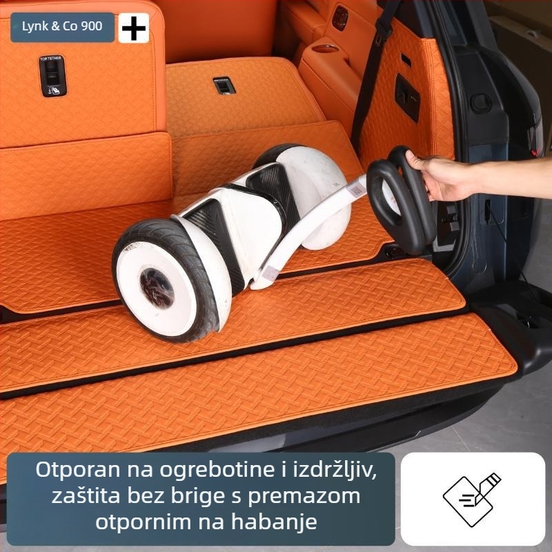Mata prtljažnika za Lynk & Co 900, koža, potpuno pokriće, klasa A