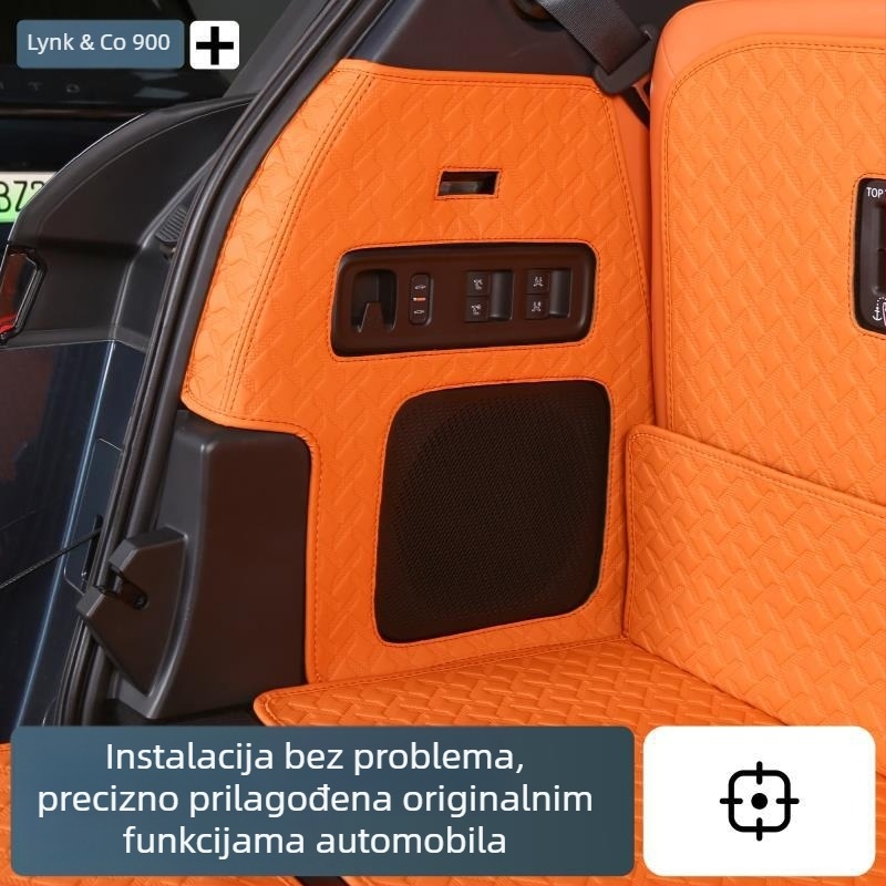 Mata prtljažnika za Lynk & Co 900, koža, potpuno pokriće, klasa A