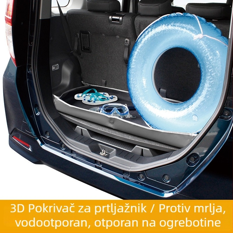 Podložak za prtljažnik automobila, vodootporan, PVC materijal, univerzalna prilagodba, organizacija tereta
