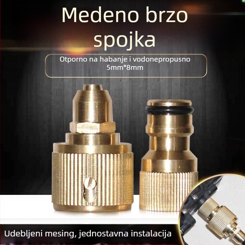 Bežični prijenosni visokotlačni prijem auto s bakrenom glavom, litij baterija, napajanje putem upaljača, protok 4-8 L/min, marka Shiao