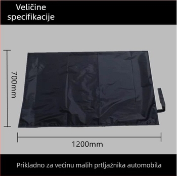 Podložak za prtljažnik automobila, vodonepropusan, sklopiv, otporan na mrlje, poliester tkanina, univerzalna prilagodba (Poliester tkanina; universalna prilagodba; sklopiv; vodonepropusan; jednostavno za čišćenje)