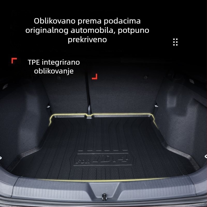 Podložak za prtljažni prostor Hongqi H5, otporan na prljavštinu i habanje, za model 2025, TPE podložak