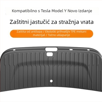 Tailgate Guard za Tesla Model Y - modelno-specifičan, plastično, bez prilagodbe