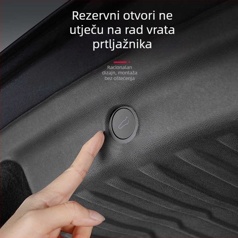 Tailgate Guard za Tesla Model Y - modelno-specifičan, plastično, bez prilagodbe