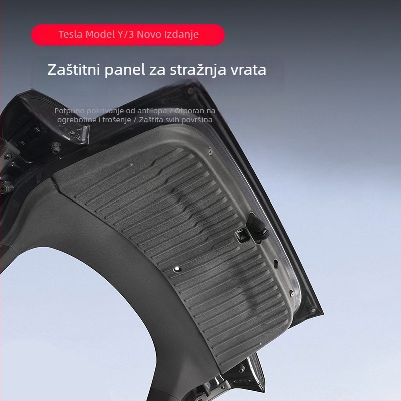 Tailgate Guard za Tesla Model Y - modelno-specifičan, plastično, bez prilagodbe