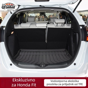 Podloga za prtljažnik za Honda Fit 4. generacije Hybrid, japanske specifikacije, vodootporna, TPE.