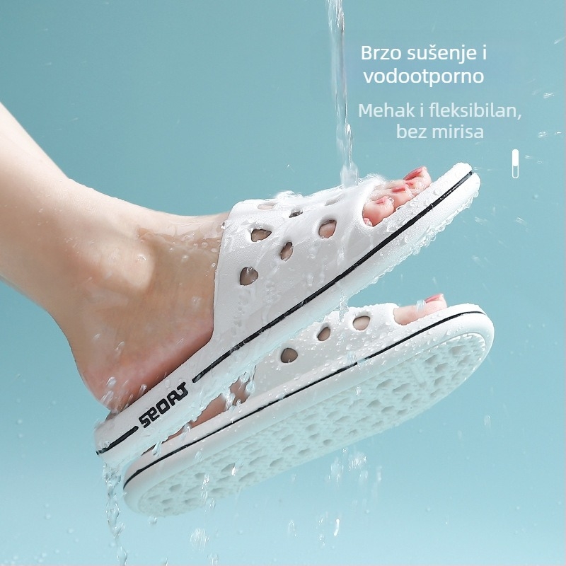 Unisex kućne papuče s prstnim dizajnom, gornji materijal netkani tekstil, potplat PVC, protuklizne, prozračne, injekcijski oblikovan potplat, debljina 1,5–3,5 cm